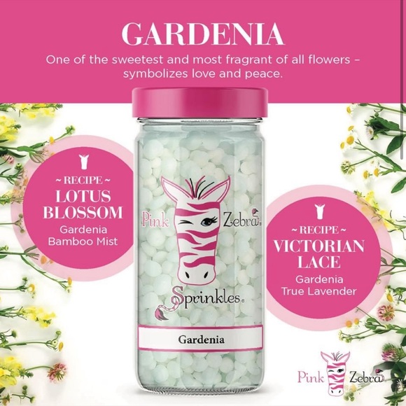 New Gardenia pink zebra sprinkles - Picture 2 of 2